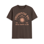 Chocolate Printed T-shirt Front