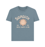 Stone Blue Printed T-shirt