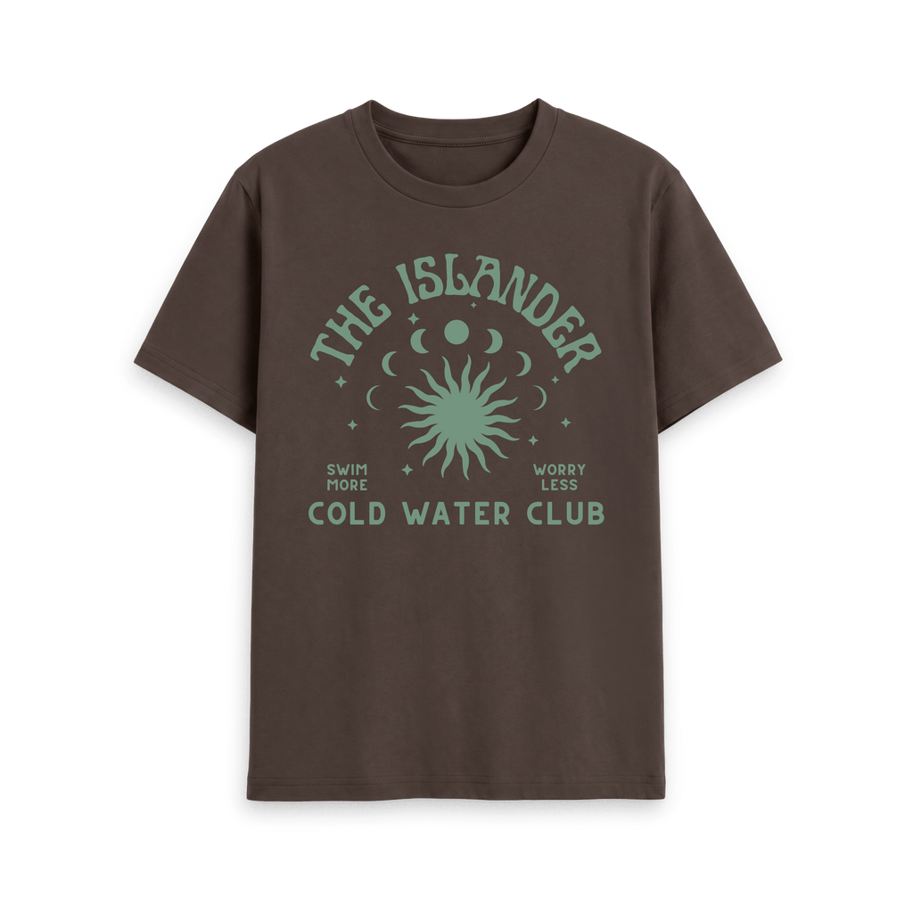 Chocolate Printed T-shirt Front