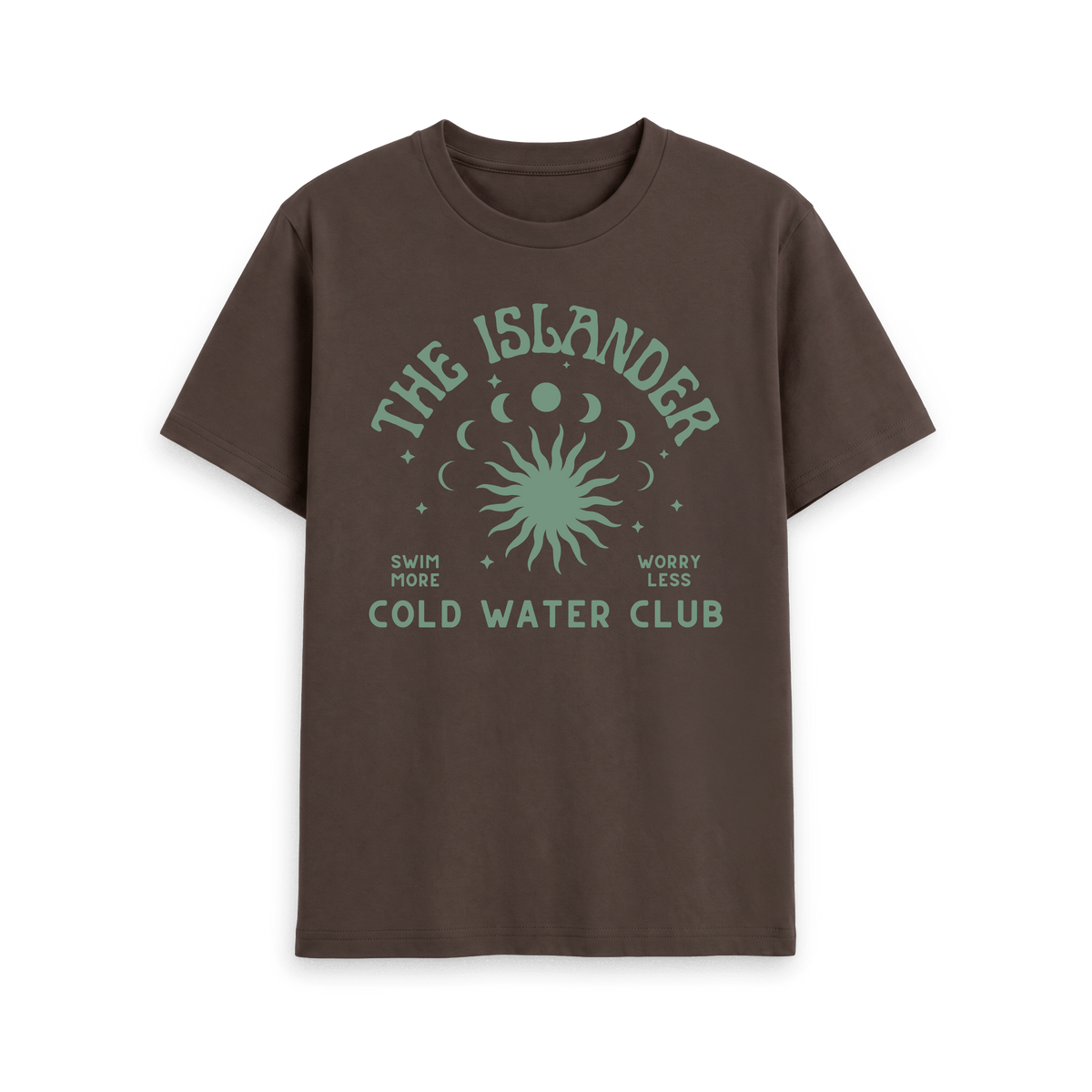 Chocolate Printed T-shirt Front