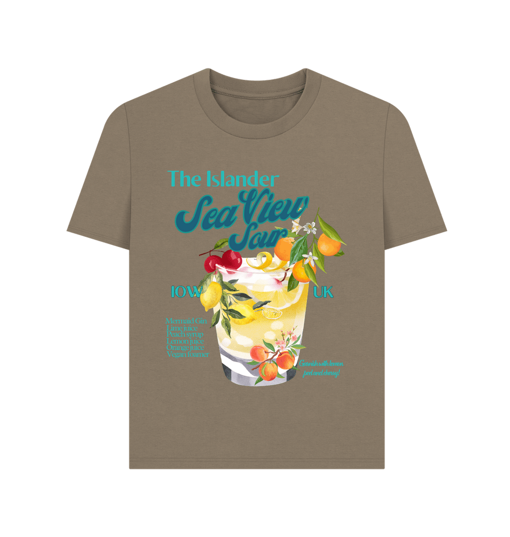 Willow The Islander - Sea View Sour - Mermaid gin Women's T-Shirt - Isle of Wight