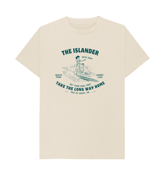 Oat Take the long way home - Unisex basic Tshirt - The Islander