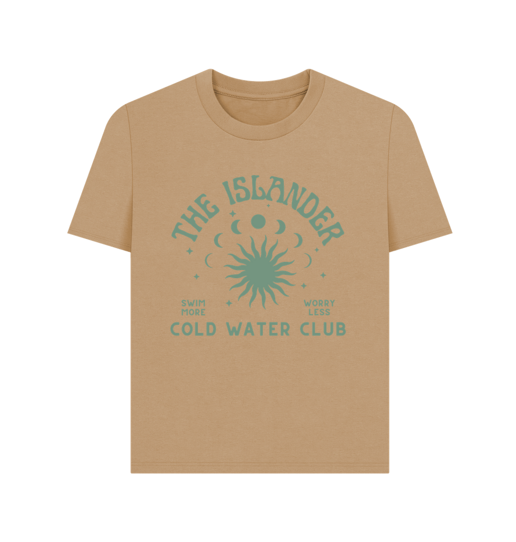 Sand Cold Water Club - Women's T Shirt - Cold Water Swimming\/Wild Swimming