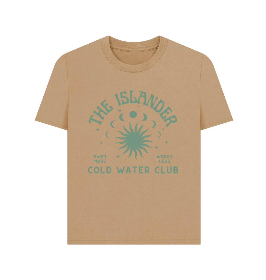 Sand Cold Water Club - Women's T Shirt - Cold Water Swimming\/Wild Swimming