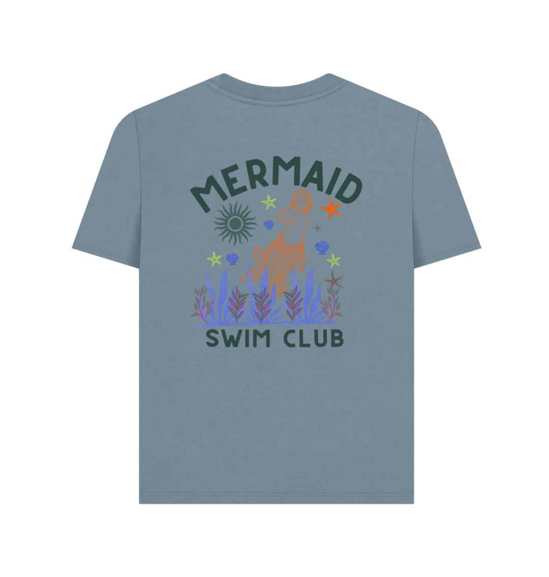 Stone Blue Printed T-shirt