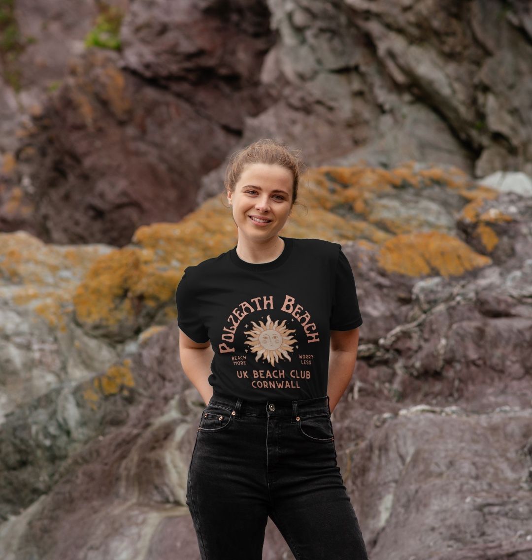 Polzeath Beach - UK Beach Club - Unisex Tshirt - Cornwall