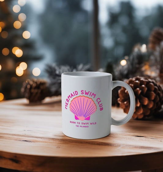 Mermaid Swim Club - Pink Wild Swim Club - Mug