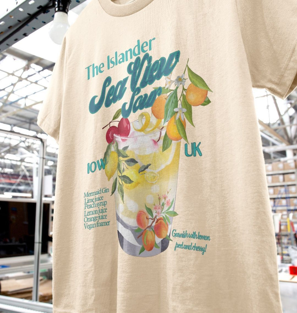 The Islander - Sea View Sour - Mermaid gin Women's T-Shirt - Isle of Wight