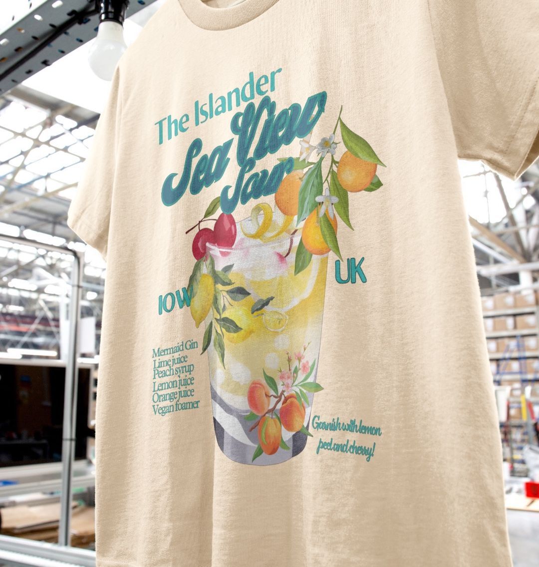 The Islander - Sea View Sour - Mermaid gin Women's T-Shirt - Isle of Wight