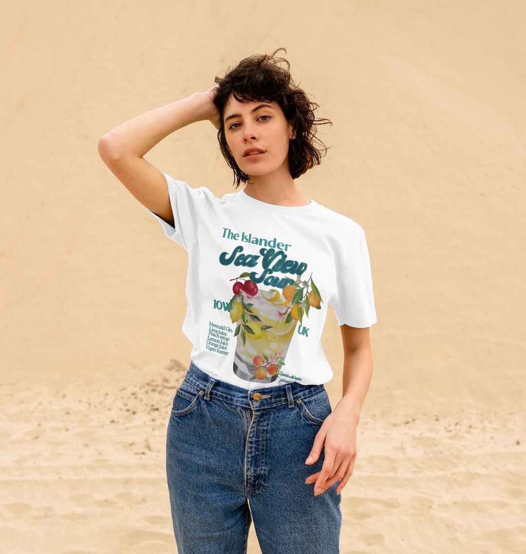 The Islander - Sea View Sour - Mermaid gin Women's T-Shirt - Isle of Wight