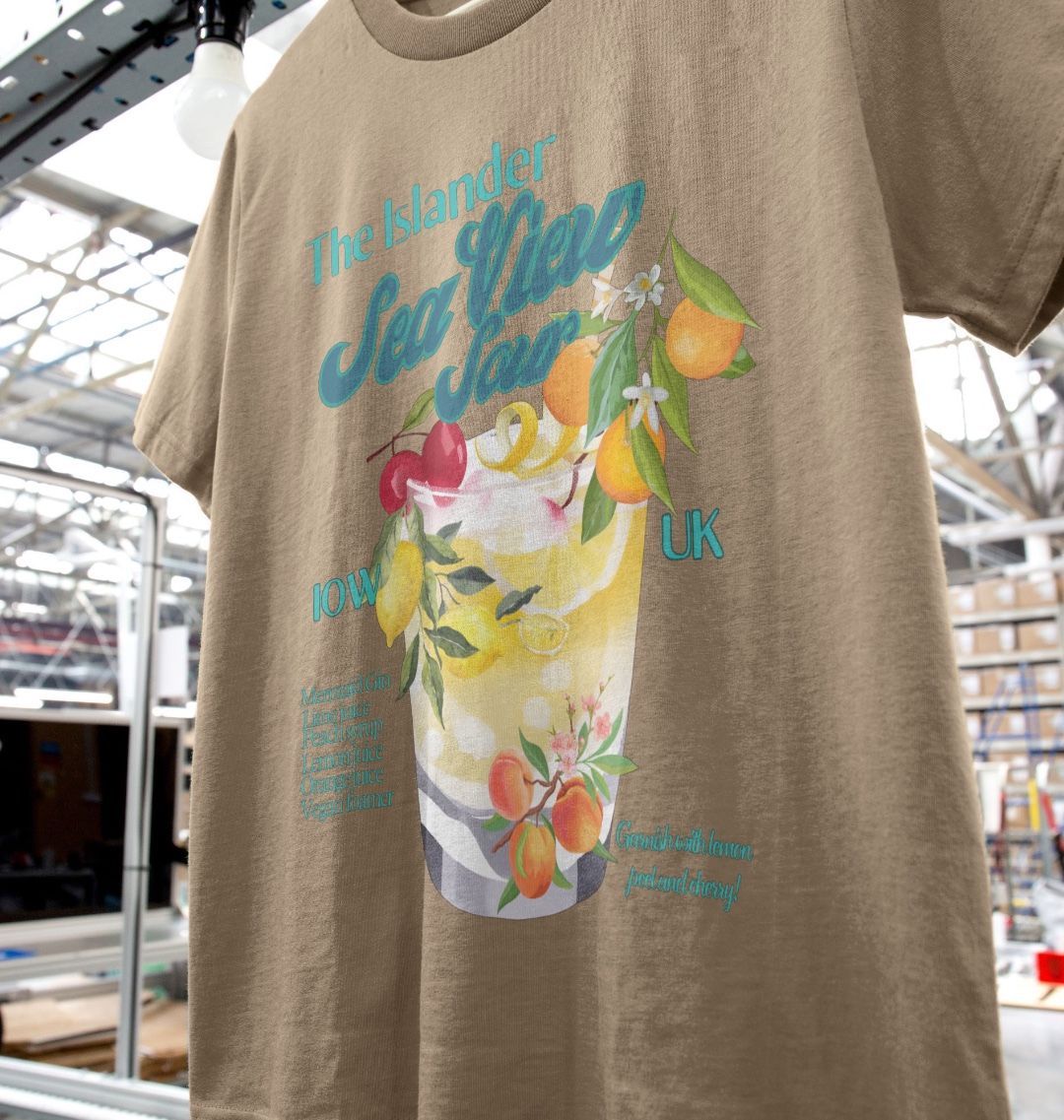 The Islander - Sea View Sour - Mermaid gin Women's T-Shirt - Isle of Wight