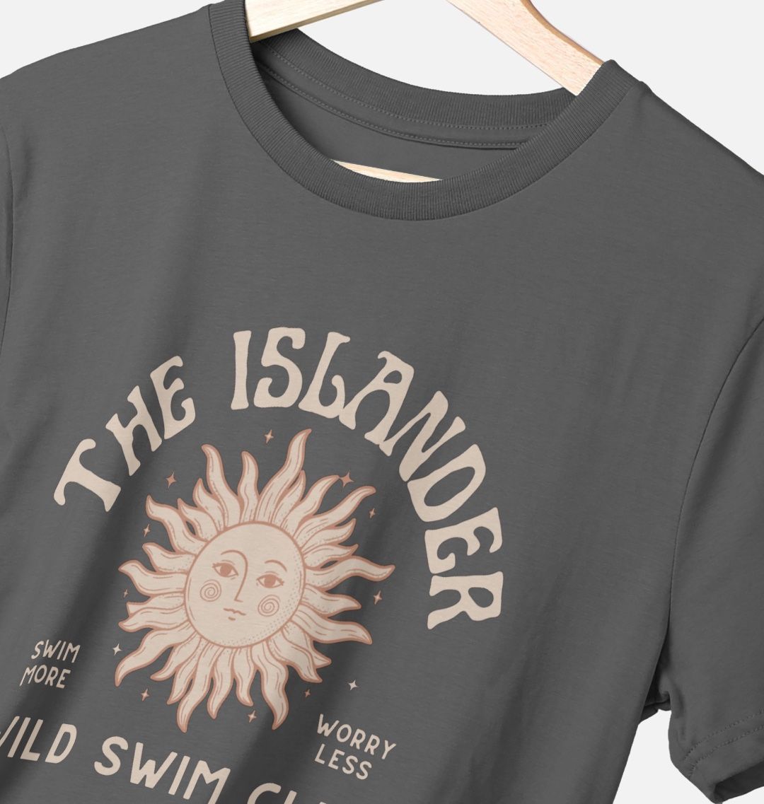 The Islander Wild Swim - Unisex T Shirt - Wild Swimming Gift