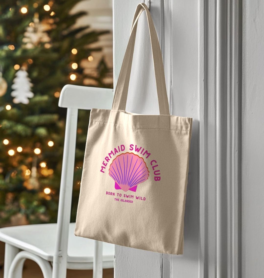 Mermaid Swim Club - Pink Wild Swim Club - Tote Bag