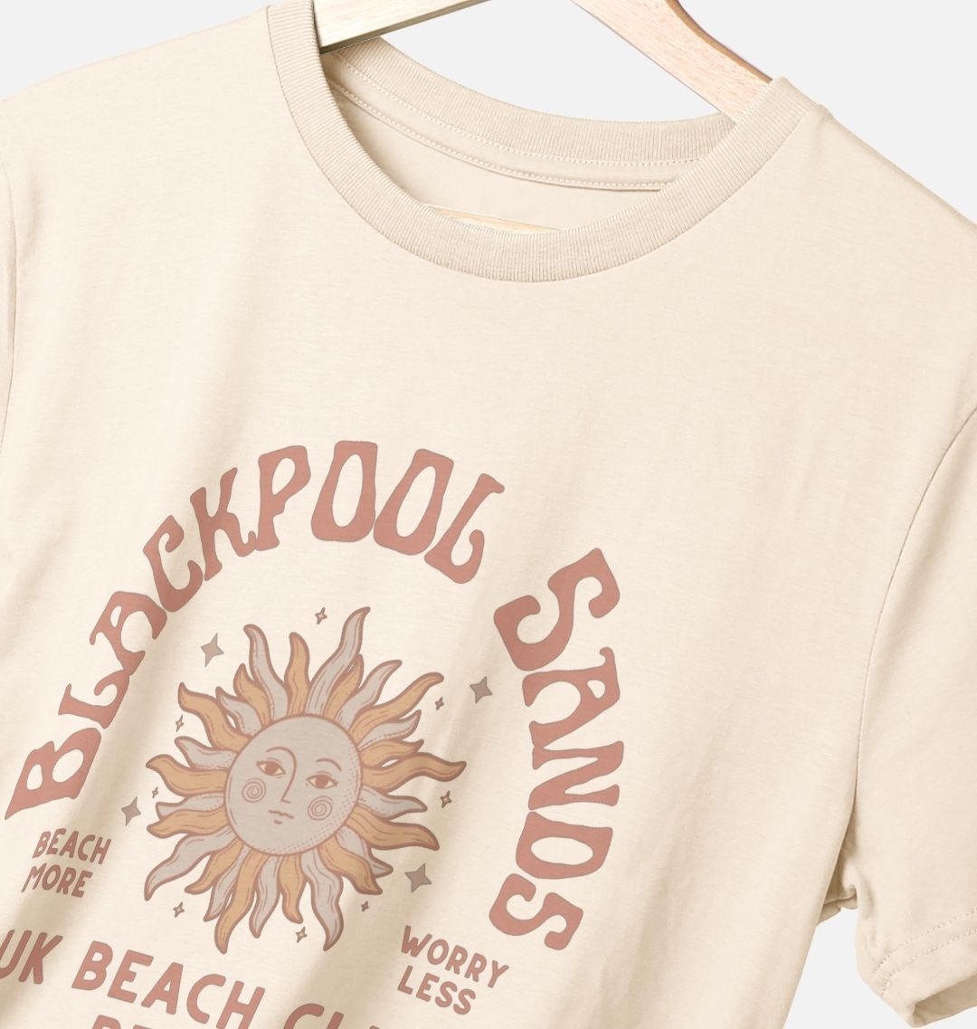 Blackpool Sands -  UK Beach Club- Devon - Unisex Tshirt - The Islander
