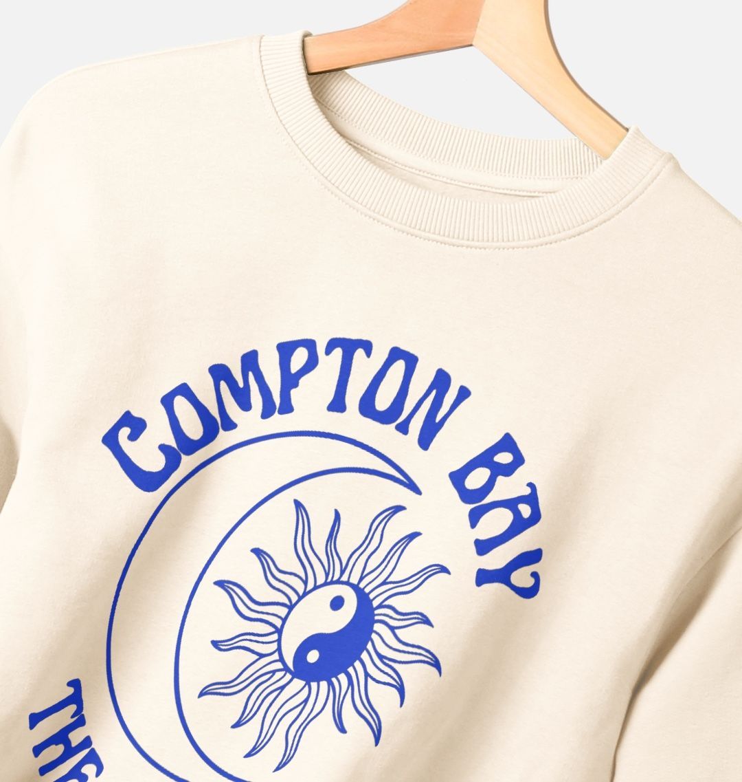 Compton Bay - Women's oversized sweatshirt - Sun and Moon - The Islander