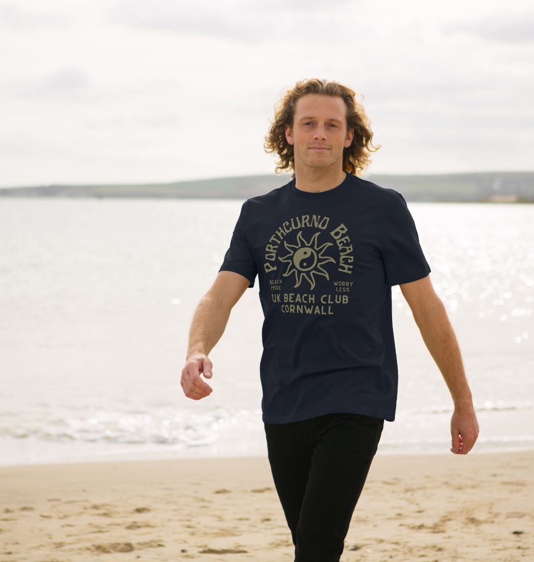 Porthcurno Beach - UK Beach Club - Unisex Tshirt - Cornwall