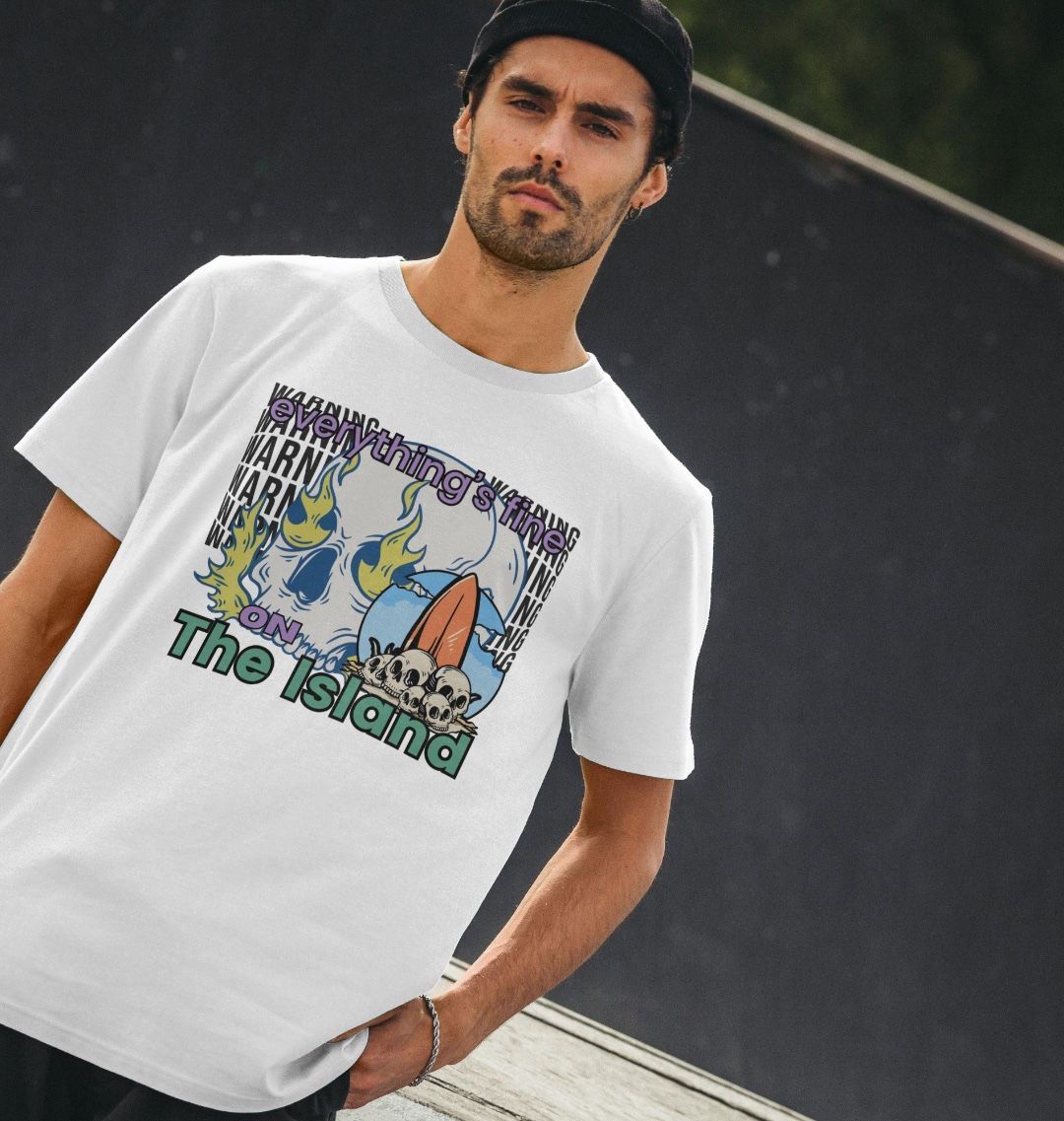 Everything's fine - Unisex Tshirt - 100% Organic Cotton