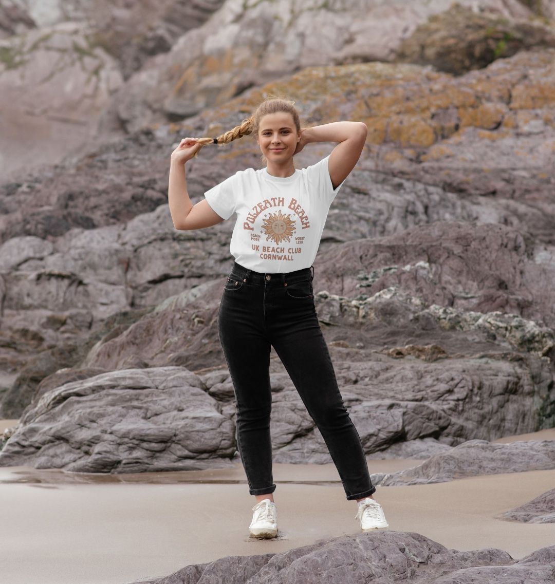 Polzeath Beach - UK Beach Club - Unisex Tshirt - Cornwall