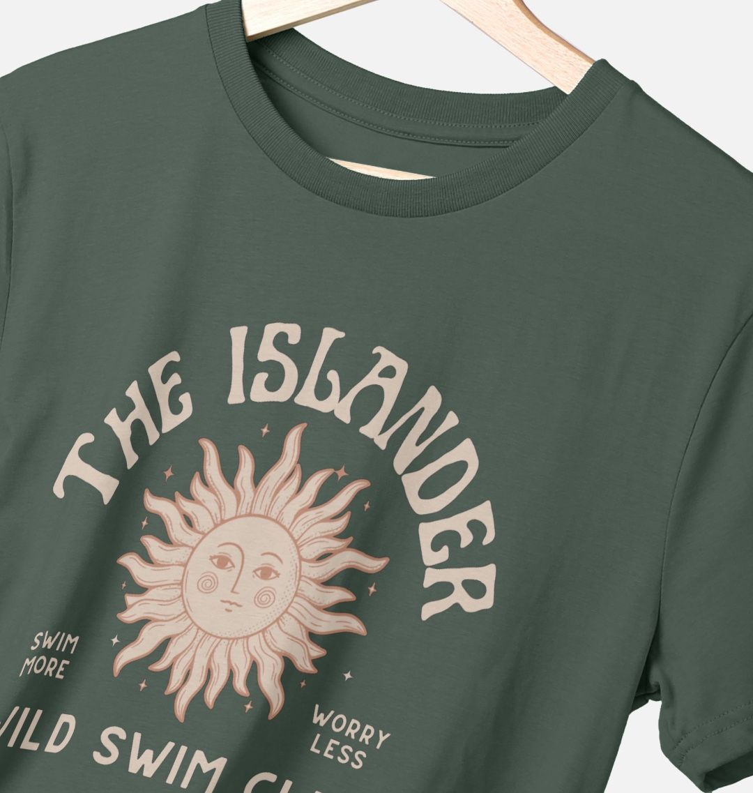 The Islander Wild Swim - Unisex T Shirt - Wild Swimming Gift