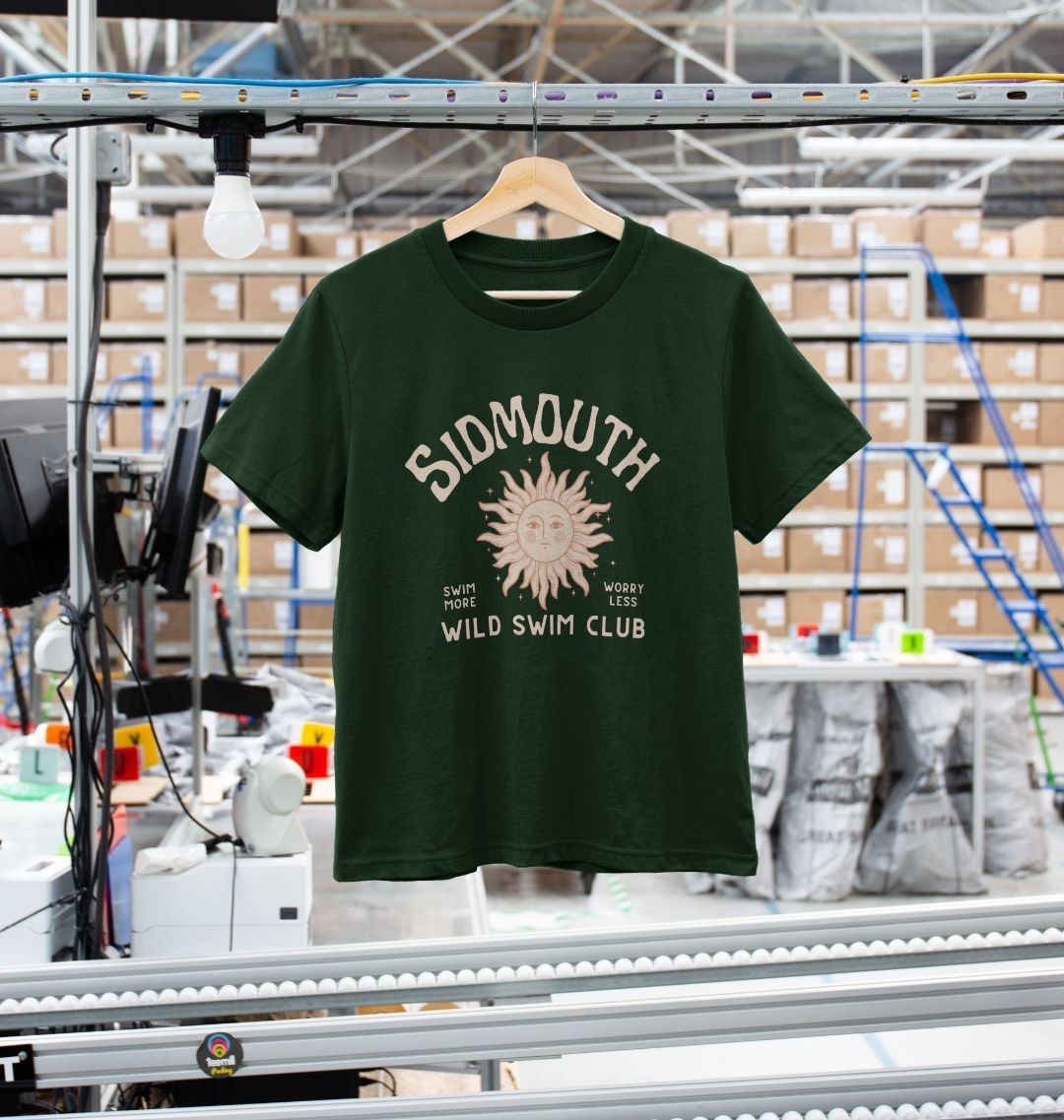 Sidmouth - Wild Swim - Women's T Shirt - Wild Swimmer Gift