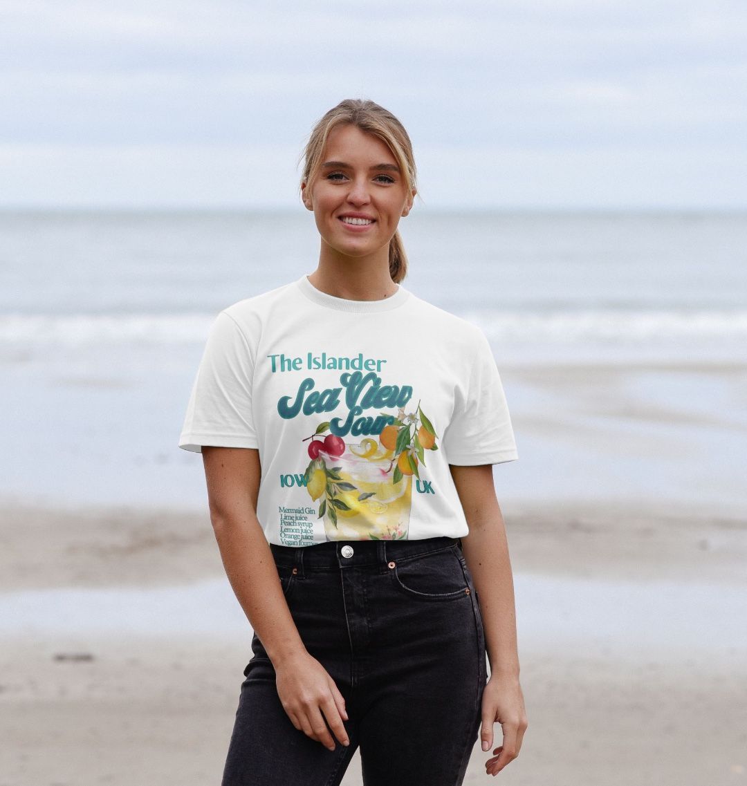 The Islander - Sea View Sour - Mermaid gin unisex T-Shirt - Isle of Wight