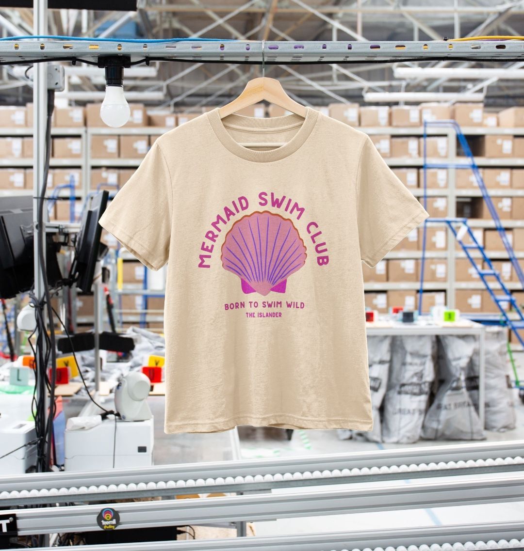 Mermaid Swim Club - Pink Wild Swim Club - Women's T Shirt