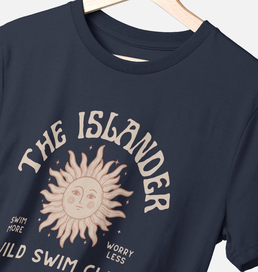 The Islander Wild Swim - Unisex T Shirt - Wild Swimming Gift