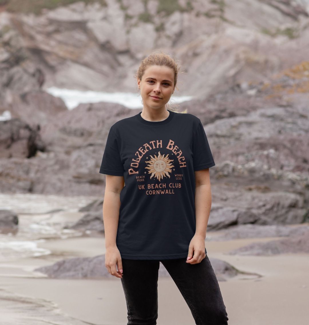 Polzeath Beach - UK Beach Club - Unisex Tshirt - Cornwall